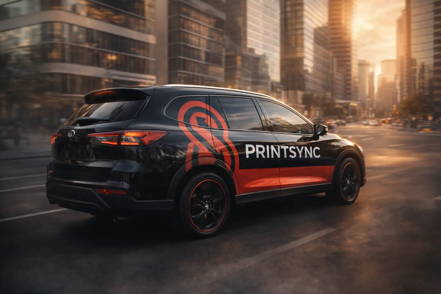 Ultra Realistic 8k Vehicle Branding Transformation