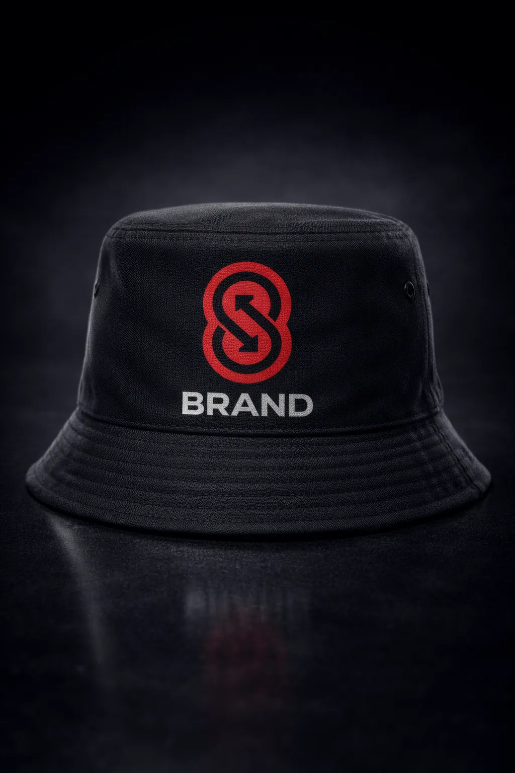 Ultra Realistic 8k Studio Mockup Of A Bucket Hat With Embroidered Brandin
