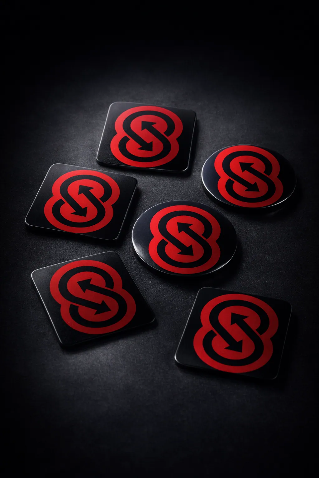 Ultra Realistic 8k Branded Magnet Badge