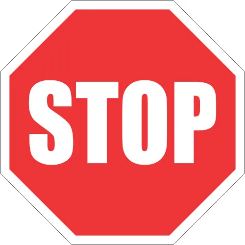 Stop Road Sign