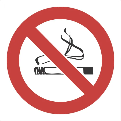 No Smoking Safety Sign